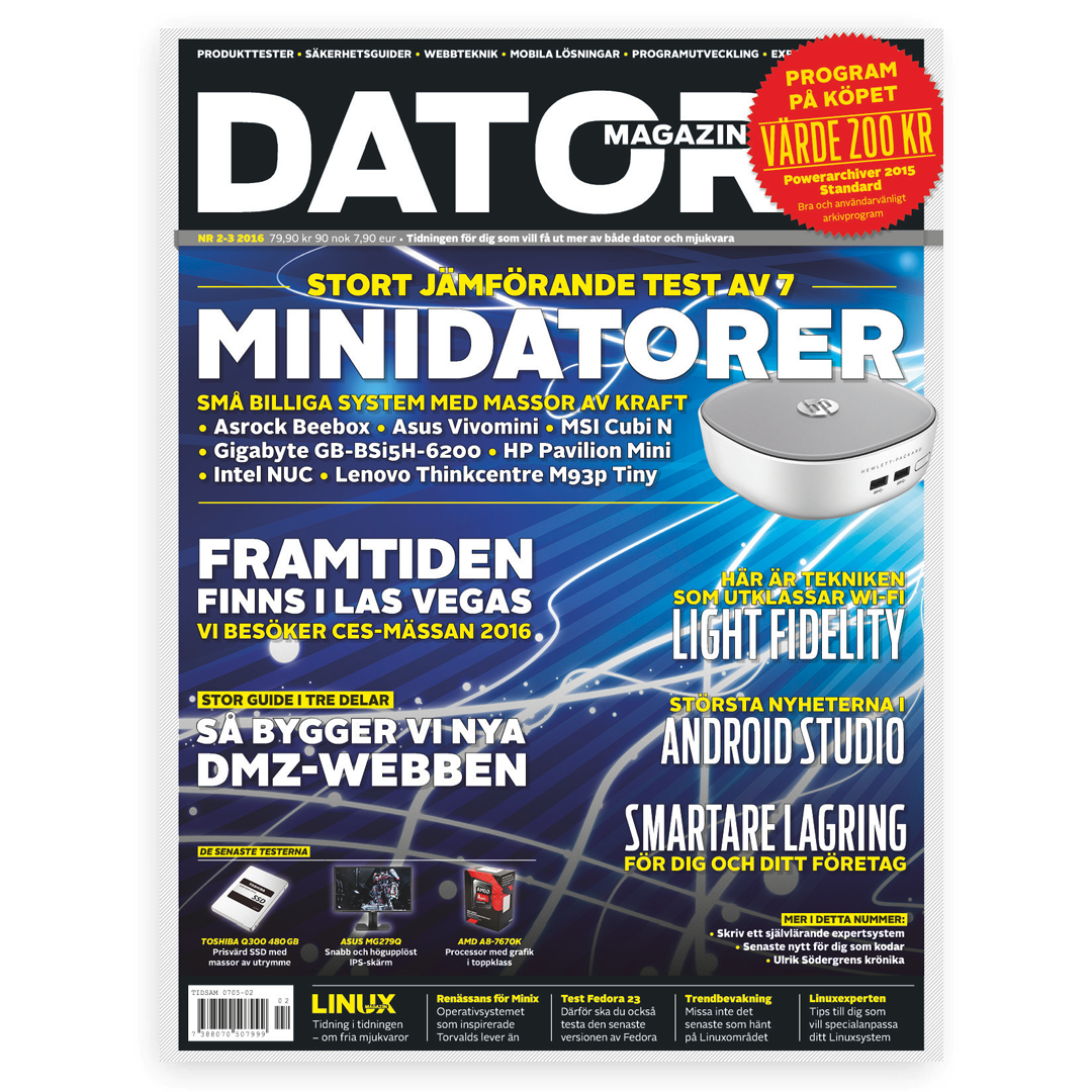 Datormagazin nr 2/3, 2016