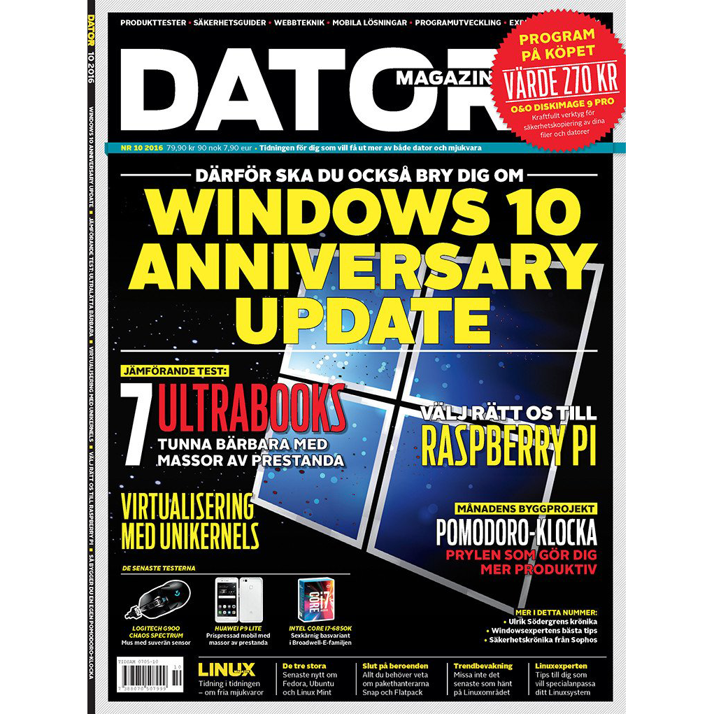 Datormagazin nr 10, 2016