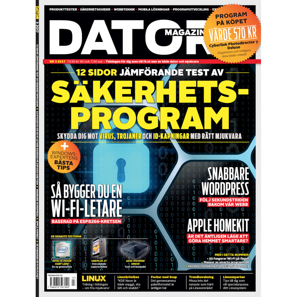 Datormagazin nr 3, 2017 – endast PDF