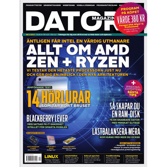 Datormagazin nr 4, 2017 – endast PDF