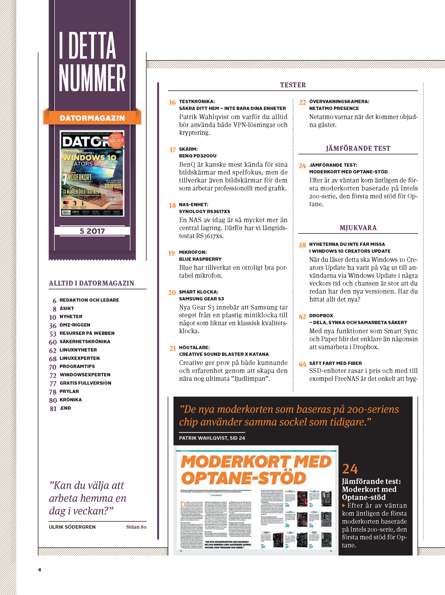 Datormagazin nr 5, 2017 – endast PDF