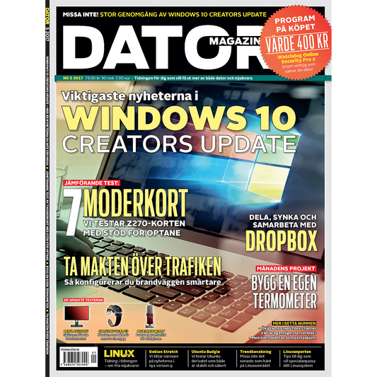 Datormagazin nr 5, 2017 – endast PDF