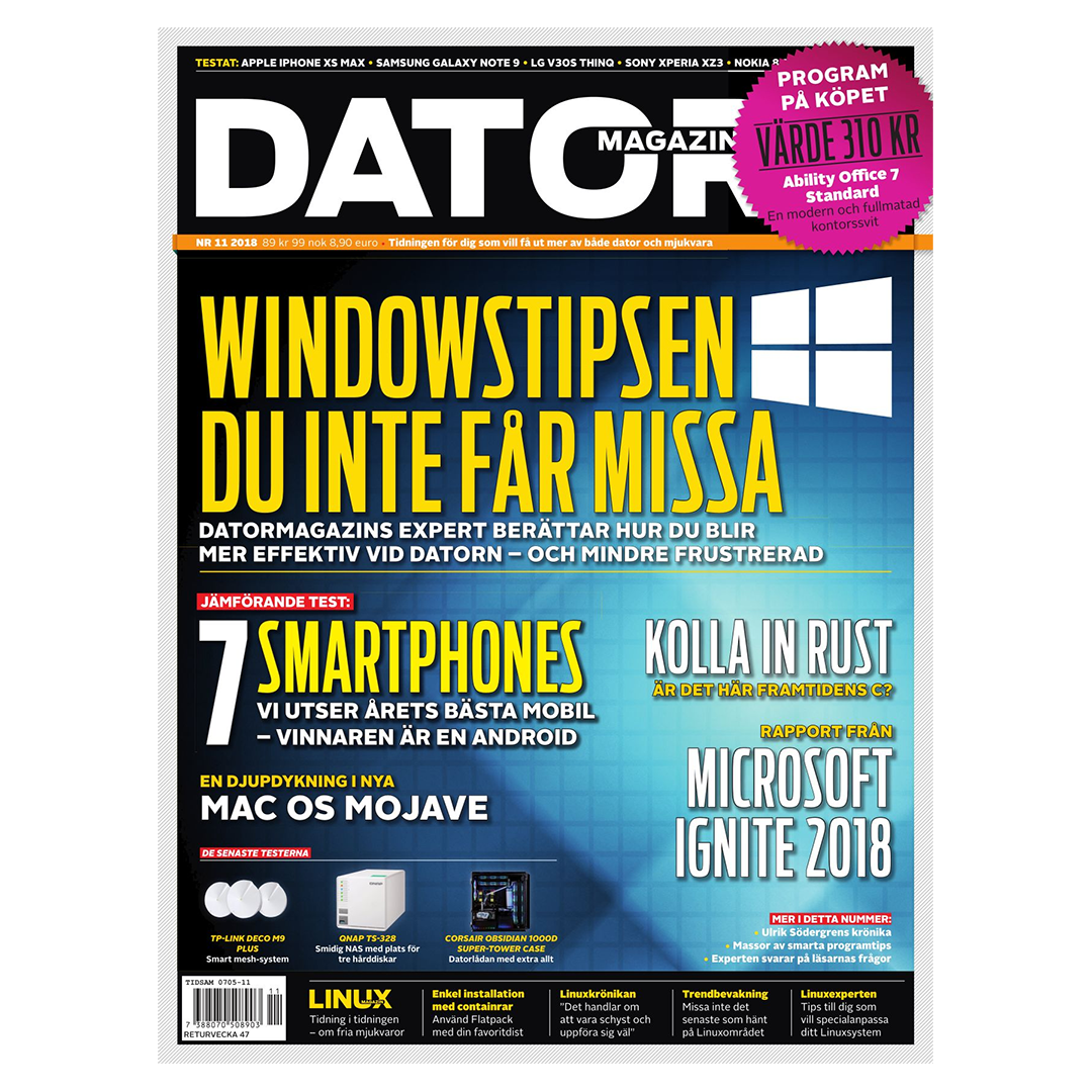 Datormagazin nr 11, 2018