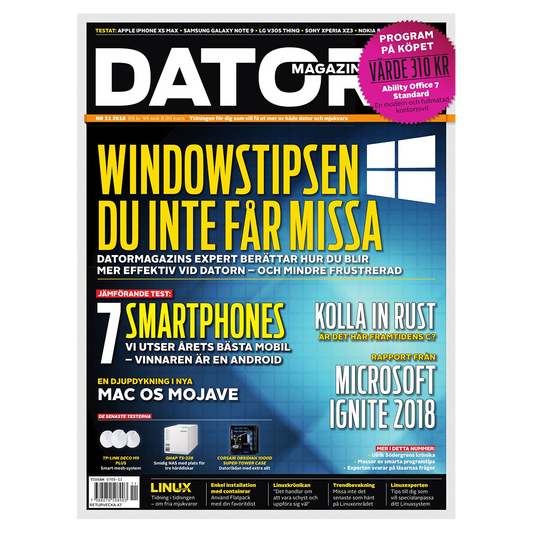 Datormagazin nr 11, 2018