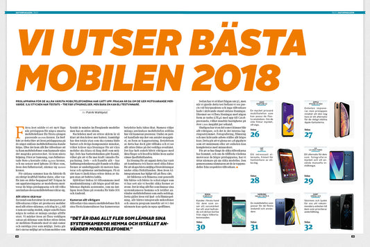 Jämförande test - Smartphones - nr 11, 2018