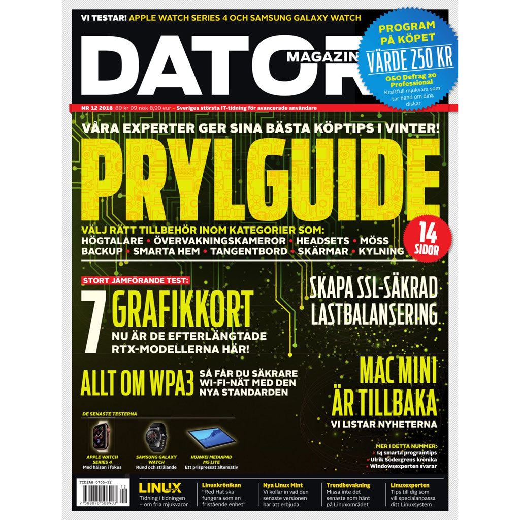 Datormagazin nr 12, 2018