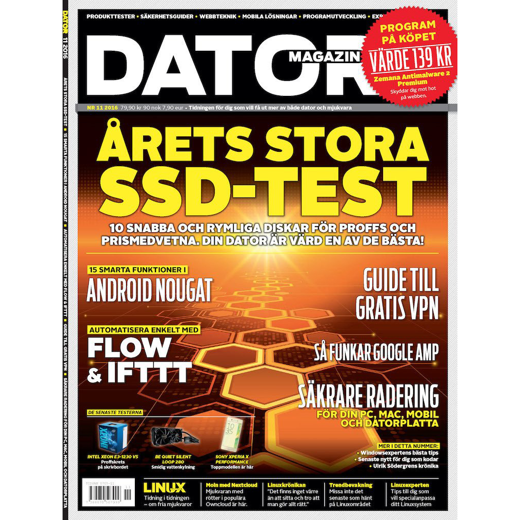 Datormagazin nr 11, 2016