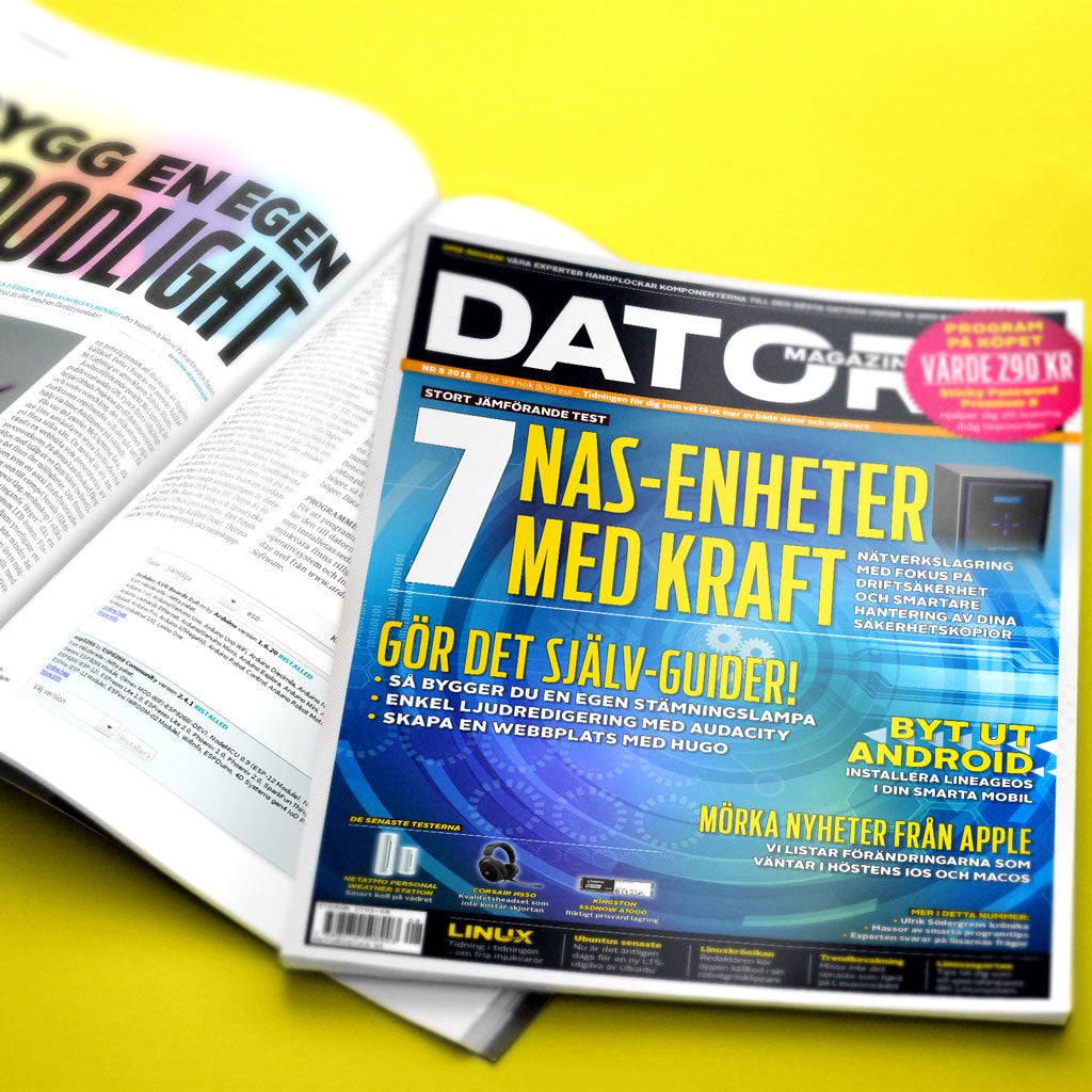 Datormagazin nr 8, 2018