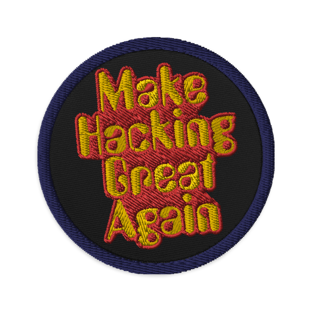Broderat tygmärke – MHGA