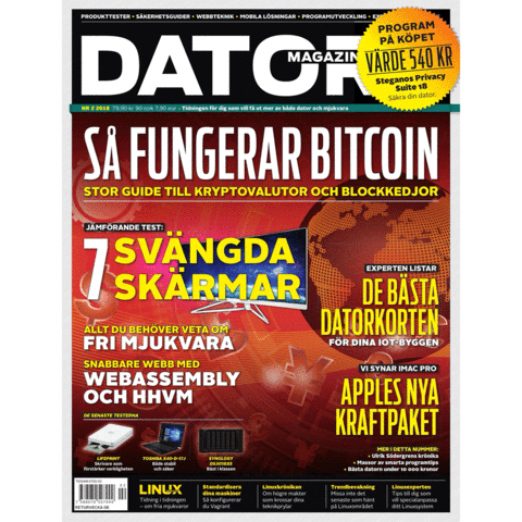Jämförande test - Svängda skärmar - nr 02, 2018