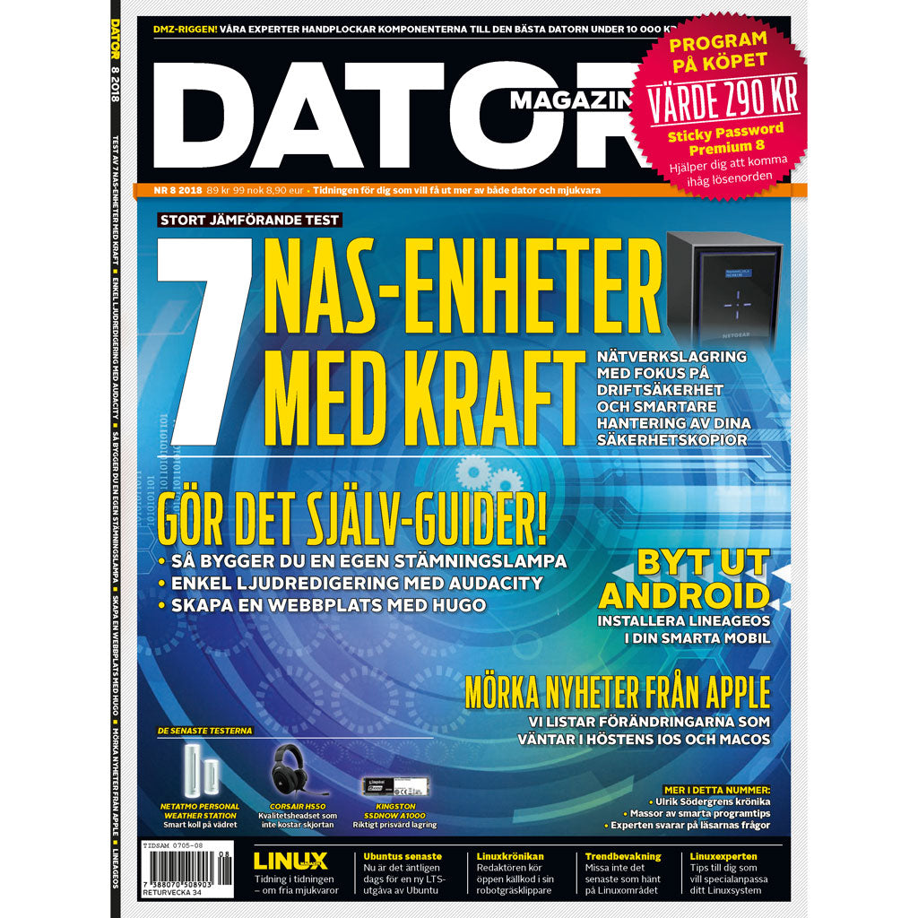 Datormagazin nr 8, 2018