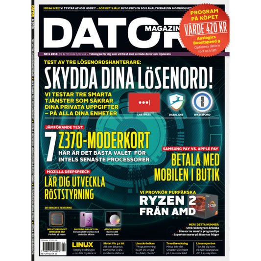 Datormagazin nr 6, 2018